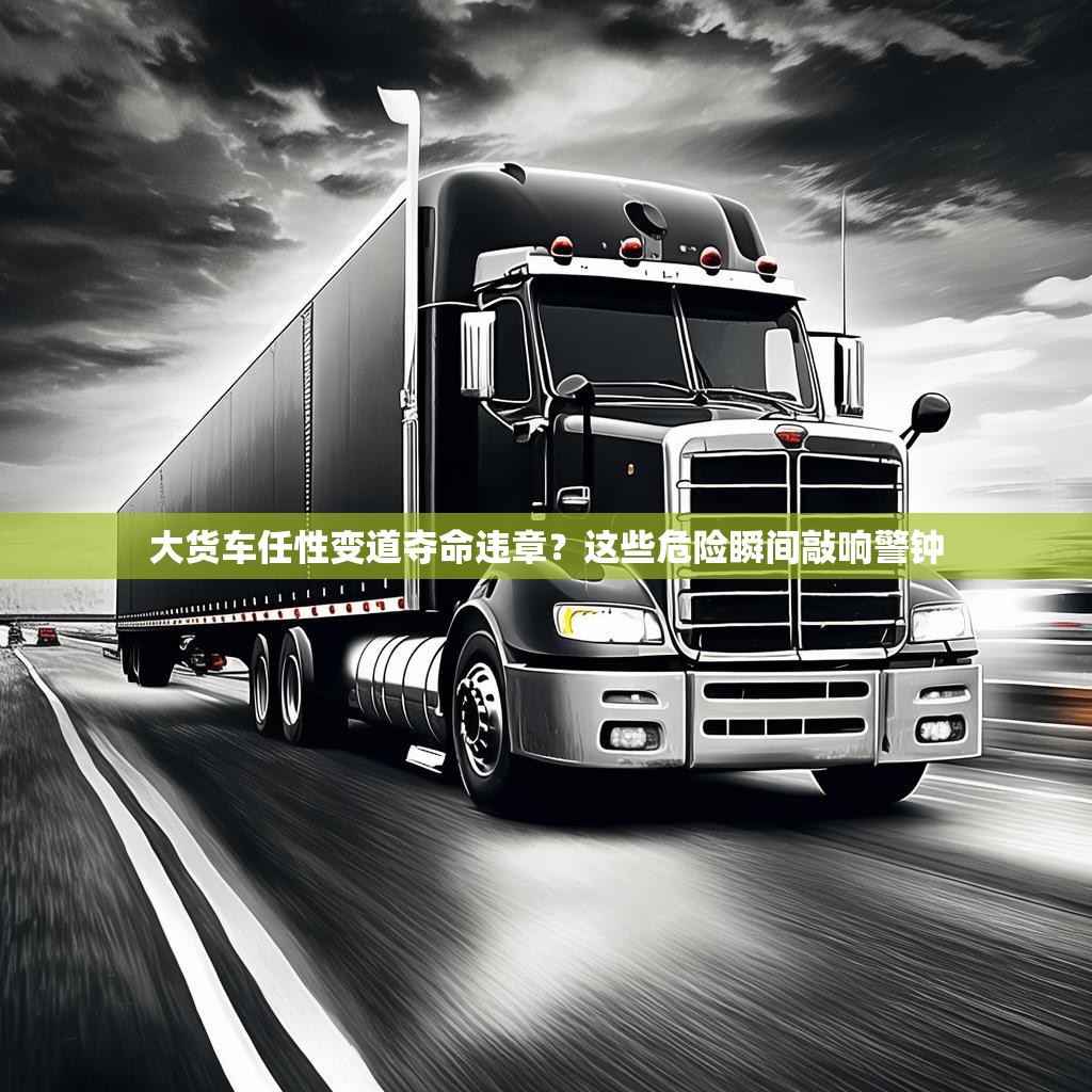大货车任性变道夺命违章？这些危险瞬间敲响警钟