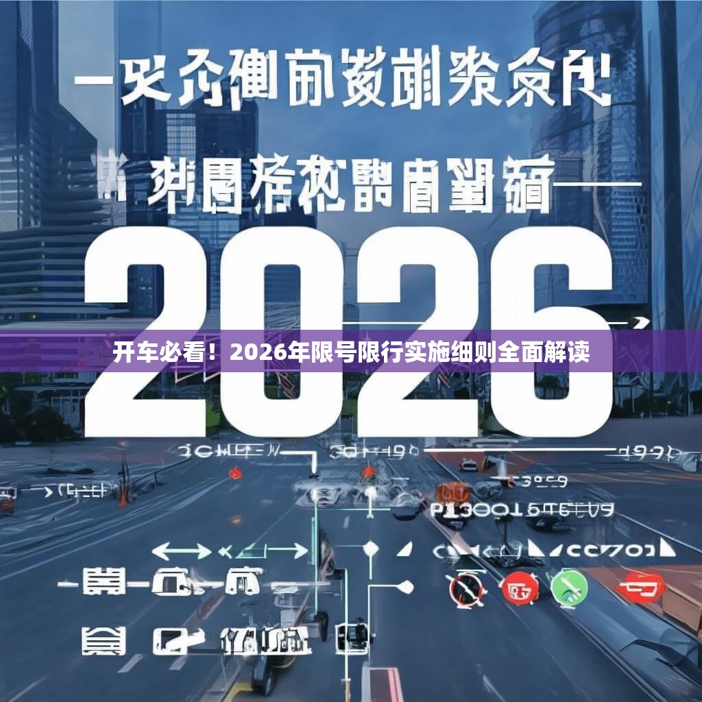 开车必看！2026年限号限行实施细则全面解读